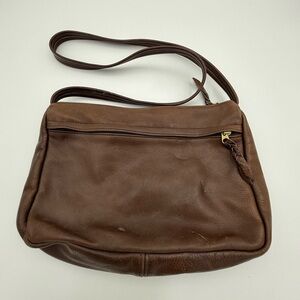 Vintage Brown Leather Bag by Sven Design Berkeley USA